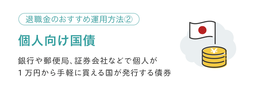 個人向け国債とは銀行や郵便局、証券会社などで個人が1万円から手軽に買える国債、「国が発行する債券」のこと