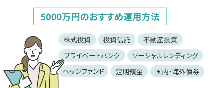 5000万円のおすすめ運用方法