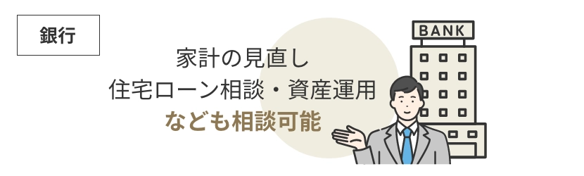 家計の見直し住宅ローン相談・資産運用なども相談可能