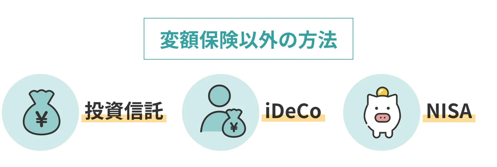 変額保険以外の方法