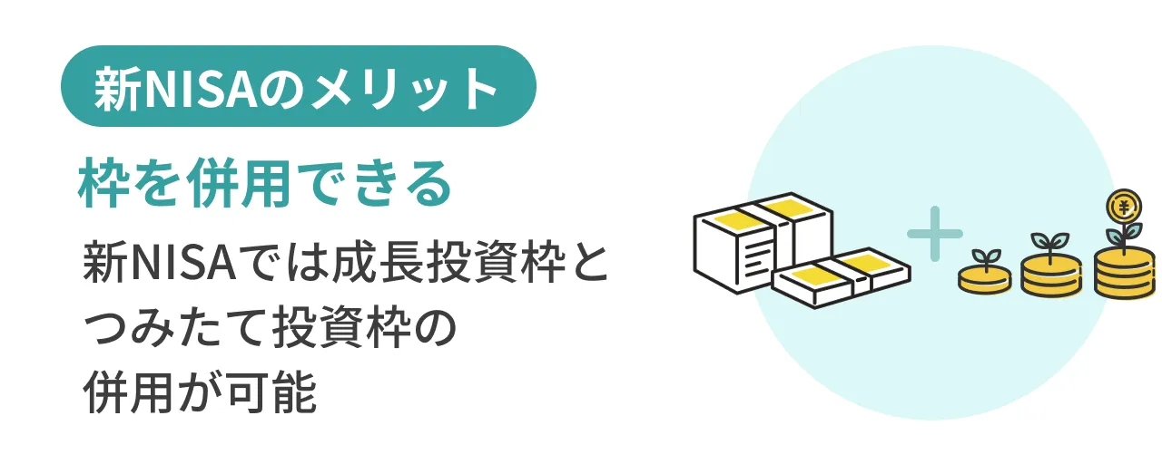 枠を併用できる