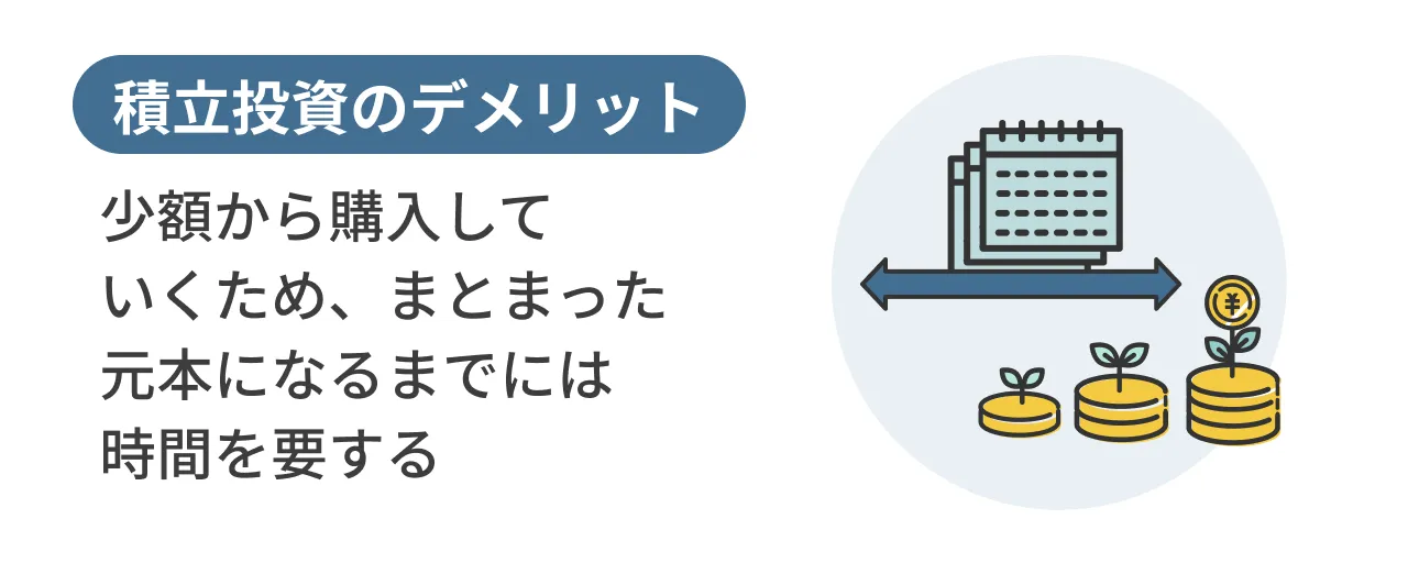 積立投資のデメリット