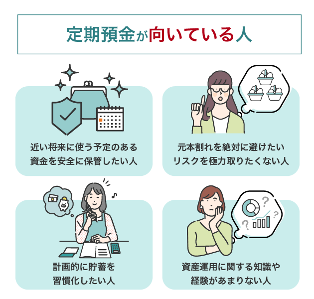 定期預金が向いている人